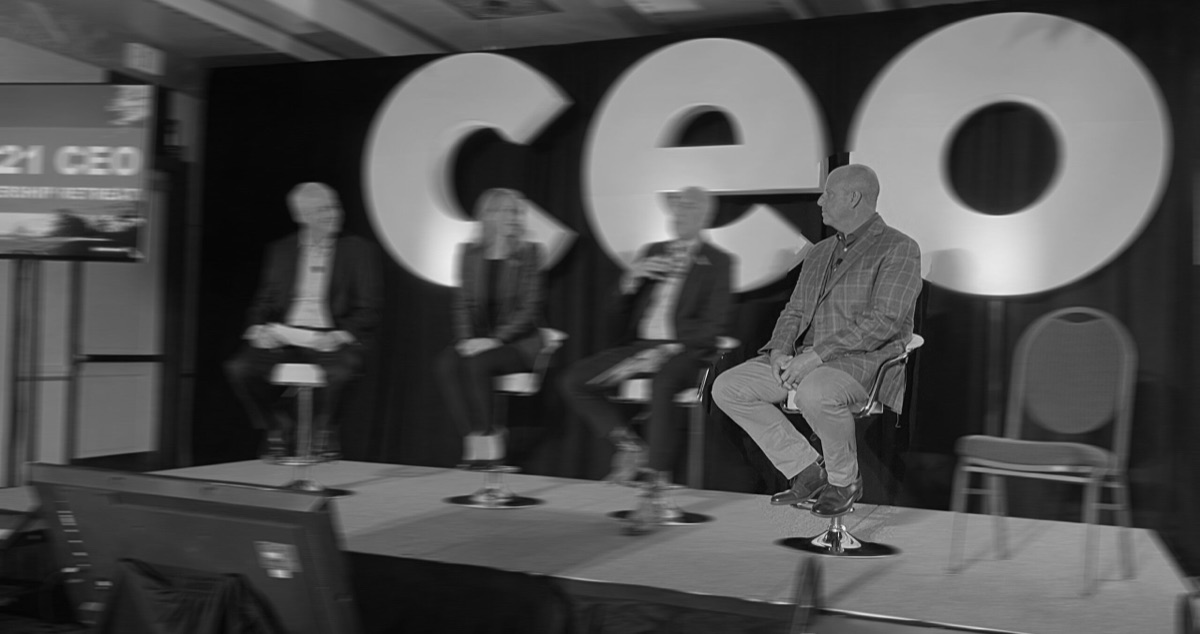 Phil Clark speaking on a panel: How Leadership Impacts Transformation Success