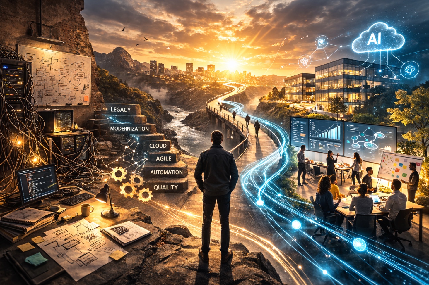 Staying Was the Hard Move