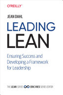 Cover of Leading Lean: Ensuring Success and Developing a Framework for Leadership (The Lean Series) by Jean Dahl